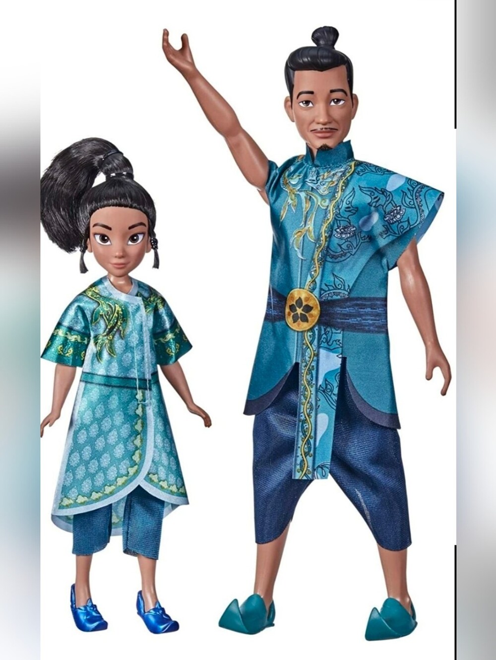 🎄Disney Raya Last Dragon Young Raya Chief Benja Doll Set New